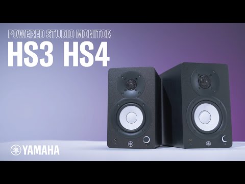 Yamaha HS3/HS4 High-Quality Compact Studio Monitors for the Uncompromising Creator