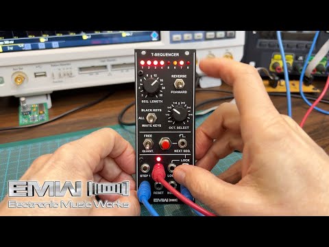 New EMW Eurorack module T-SEQUENCER - Turing Machine + Quantizer