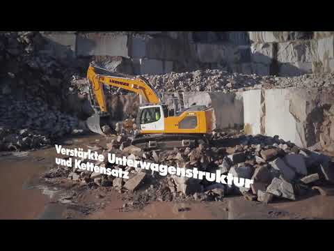 Liebherr - Der Raupenbagger R 945 im Steinbruch