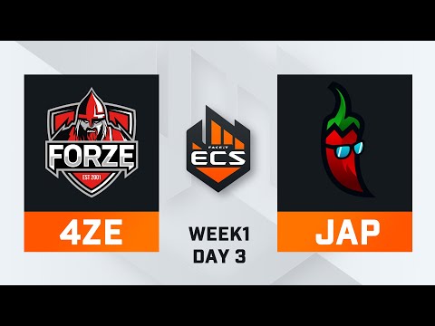 forZe vs Japaleno - Map 1 - Overpass (ECS Season 8 - Week 1 - DAY3)