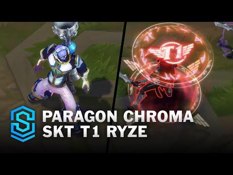 Paragon Chroma SKT T1 Ryze Skin Spotlight - Pre-Release - PBE Preview - League of Legends