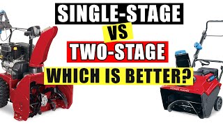 Single Stage VS Two Stage - Which is Better? - Toro Snow Blo