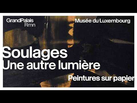 Découvrez une facette intime de l’œuvre de Pierre Soulages, ses peintures sur papier © Grand Palais