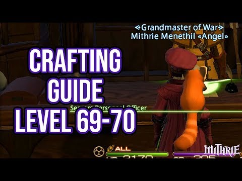 FFXIV 4.0 1162 Crafting Guide Level 69 to 70