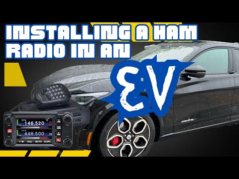 EV ham radio installations don't have to be hard: Mustang Mach-E installation