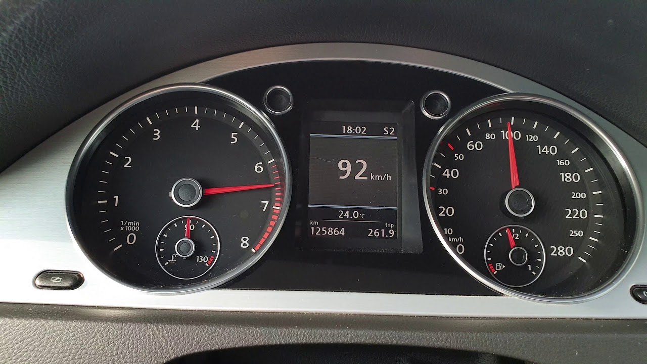 VW Passat CC 3.6FSI VR6 4Motion DSG 300ps Launch Control Acceleration
