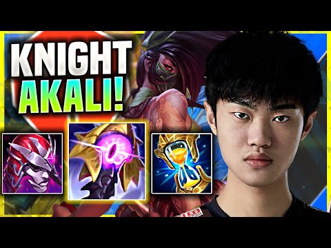 KNIGHT IS READY FOR AKALI! - TES Knight Plays Akali Mid vs Sylas! | Season 11