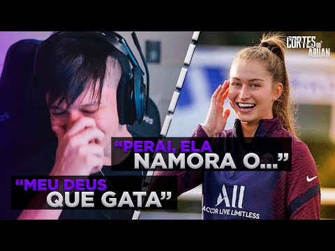 ARUAN CONHECE A JOGADORA DE FUTEBOL MAIS BONITA DO MUNDO PARTE 3 (JORDYN HUITEMA) - Cortes do Aruan