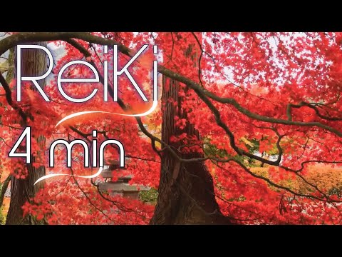 REIKI music with bells every 4 minutes - 1 minute preparation