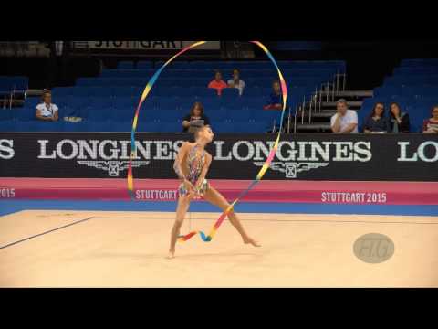 Migle VARNAITE (LTU) 2015 Rhythmic Worlds Stuttgart - Qualifications Ribbon