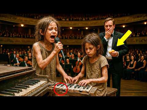 Gémeas MENDIGAS pidieron CANTAR y TOCAR a cambio de 1 pan y todos se rieron, pero cuando empezaron..