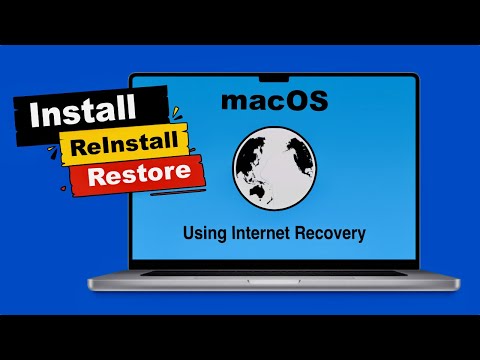 How to install, Reinstall or Restore macOS using internet recovery | 3 Easy ways | 2025