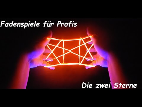 Fadenspielfigur: Die zwei Sterne - Anleitung (Deutsch) - Fadenspiele für Profis