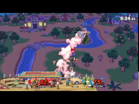 Smash Ultimate: Single hit Nair, Up Air into Knee