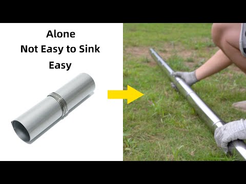 How to Roll Up a New Titanium Stove Pipe Alone | Simple and Efficient