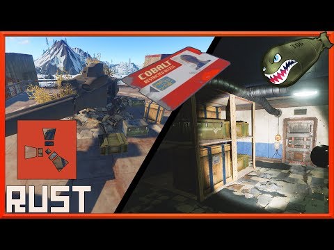 Rust | All Red Key Card Monument Puzzles, How to Get Mega Loot (Rust Tutorials)