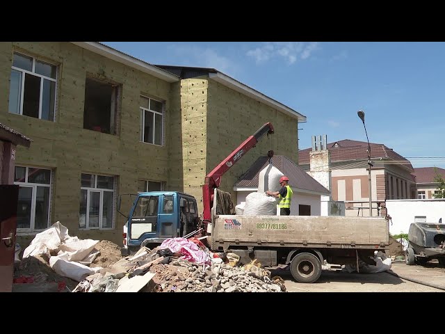 В городской школе №1 идёт капитальный ремонт