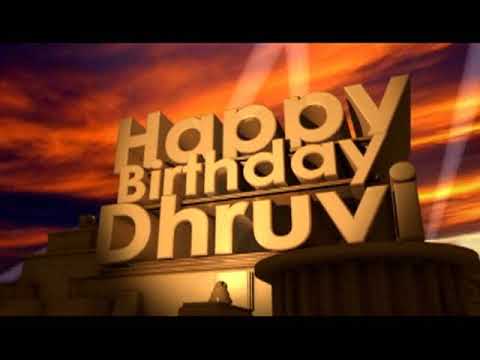 Happy Birthday Dhruvi