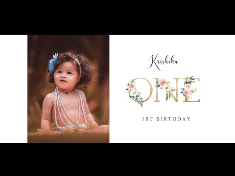 KRISHIKA 1ST BIRTHDAY