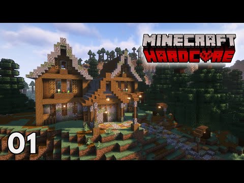 I Started a NEW World | Let's Play Hardcore Survival Minecraft | Episode 1