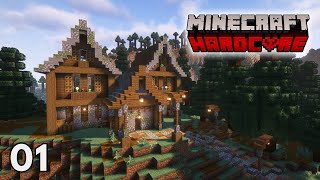 I Started a NEW World | Let's Play Hardcore Survival Minecraft | Episode 1