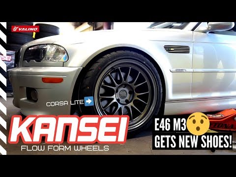 E46 M3 Gets a set of Flow Form Wheels!!