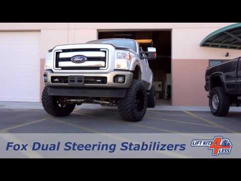 FOX 2.0 Dual Steering Stabilizer Kit | Ford 2005-2016 F250/F350 Super Duty