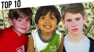 Top 10 RICHEST Youtuber Kids (Jacob Sartorius, MattyBRaps, EvanTubeHD, EthanGamerTV)