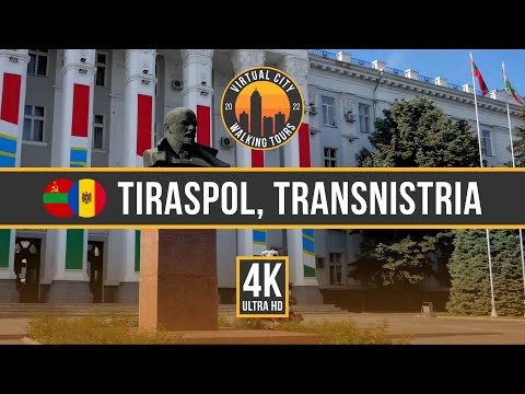 🇲🇩 ☭ TIRASPOL, TRANSNISTRIA/MOLDOVA – May 2022 City Walking Tour [4K Ultra HD]
