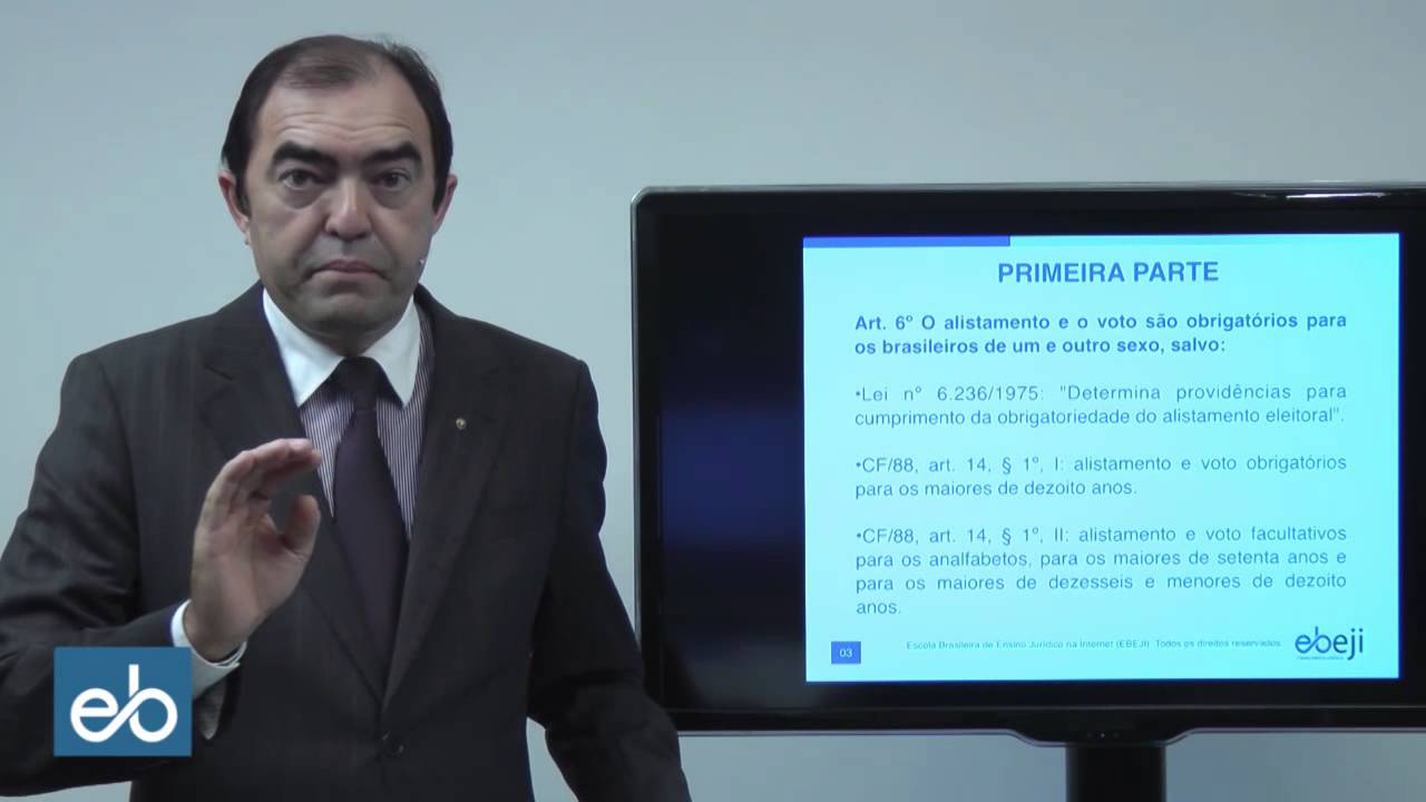 Aula  Código Eleitoral Lei nº 4.737 - Dr. Roberto Moreira