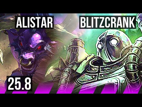 ALISTAR & Aphelios vs BLITZCRANK & Varus (SUP) | KR Grandmaster | 25.8