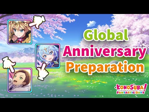 KonoSuba Fantastic Days - Preparing for the global anniversary!