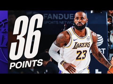 LeBron James SEASON-HIGH 36 PTS vs Clippers | December 20, 2025