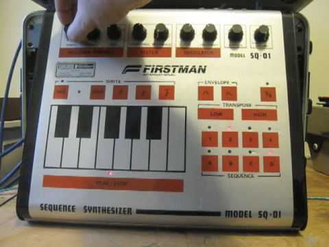 Firstman SQ-01 Multivox SQ-01 analogue synth Roland TB-303 precursor- with Pedal Control - RARE image 4