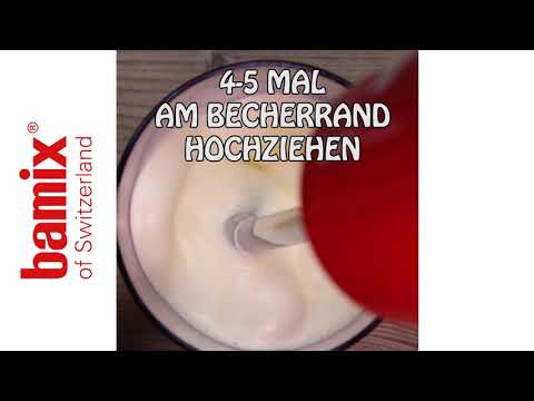 SCHLAGSAHNE mit bamix® of Switzerland