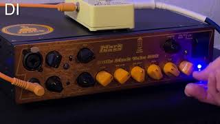 Video thumbnail for MarkBass Little Mark Tube 800 and 4x10 Energy SOUND SAMPLES by Jason Ochs