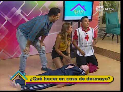 ¿Qué hacer en caso de desmayo?