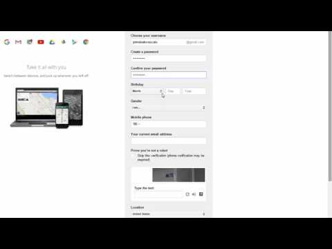 How to set up a Gmail account