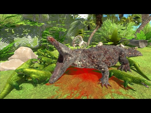 GIANT LIZARDS CAME OUT OF CAVE - Animal Revolt Battle Simulator Gameplay