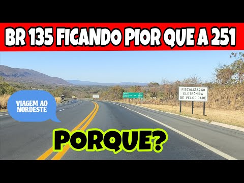 DANGER ON BR 135 Traveling by Car to the Northeast