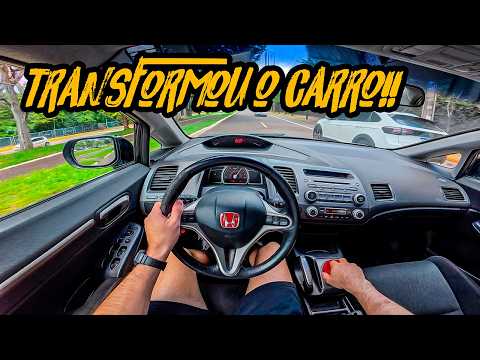 I replaced the entire suspension on my Honda Civic Si!