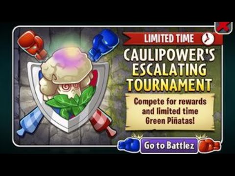 Plants vs zombies 2 epic quest : caulipower tournament