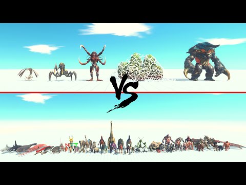 Alien Exotica Vs All Units ARBS | Animal Revolt Battle Simulator