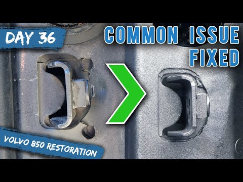 Volvo 850 Restoration - Welding Door Stop Bracket & More MOT Preparations