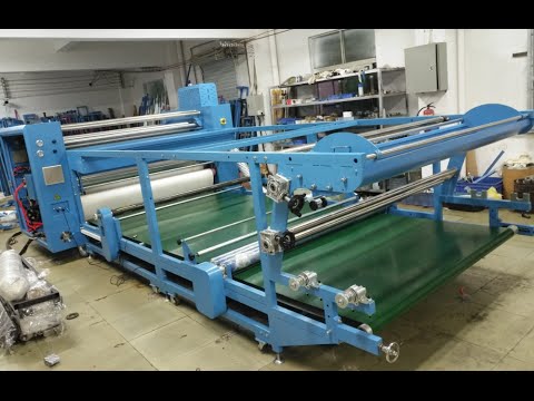 500-600M/H HIGH PRODUCTION CALENDAR ROLLER HEAT TRANSFER MACHINE FOR BED CLOTHS, SOFA FABRIC.