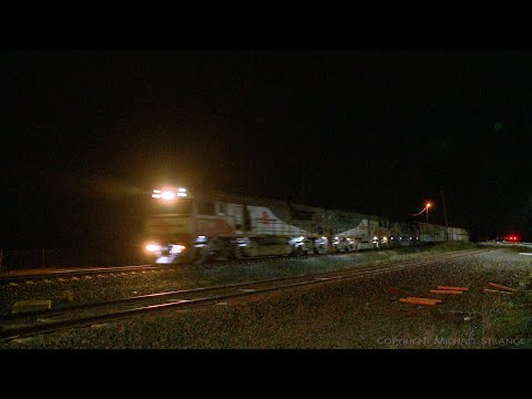 2MP9 SCT Freight Train At Night (18/5/2020) - PoathTV Australian Trains & Railways