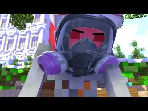 Swimming Challenge 2 (BEACH DODGE BALL) - Minecraft Animation