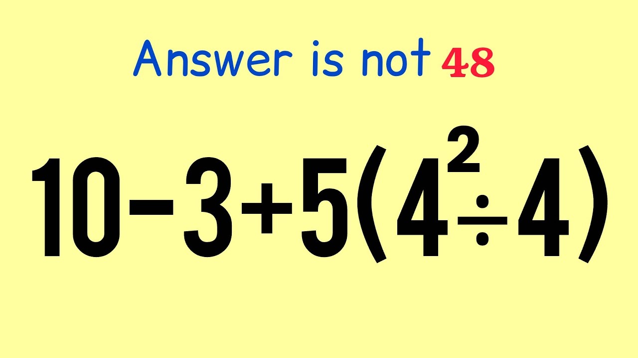 Only 1% Can Solve This Math Problem!