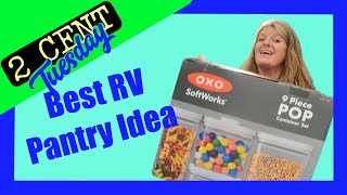 2 CENT Tuesday - RV Pantry - POP Containers