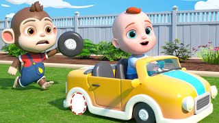 Oh não! Meu carrinho quebrou!🚗 Música Infantil | Leo em Português